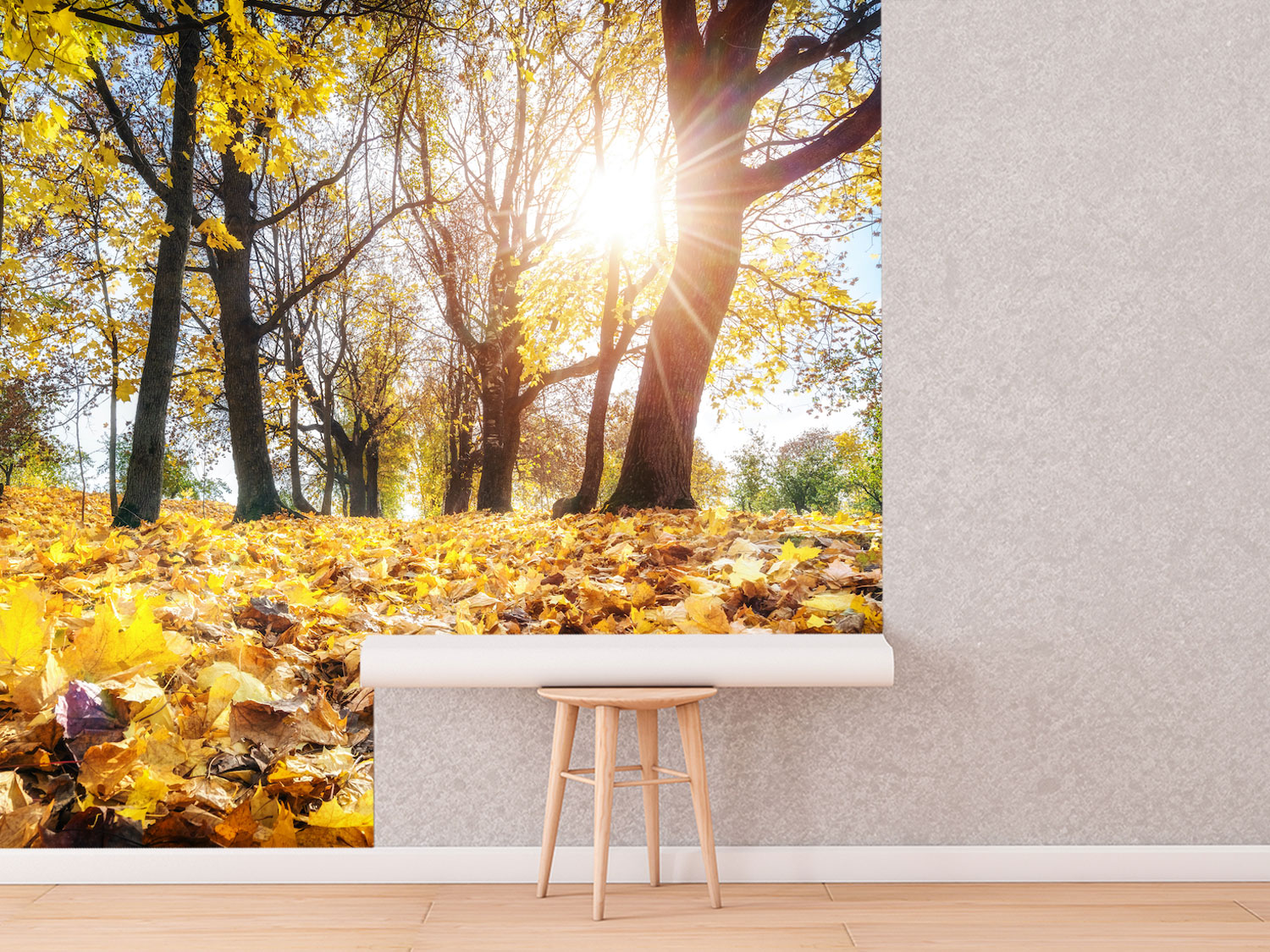 Fallen Leaves Wallpaper - 23 Interiors